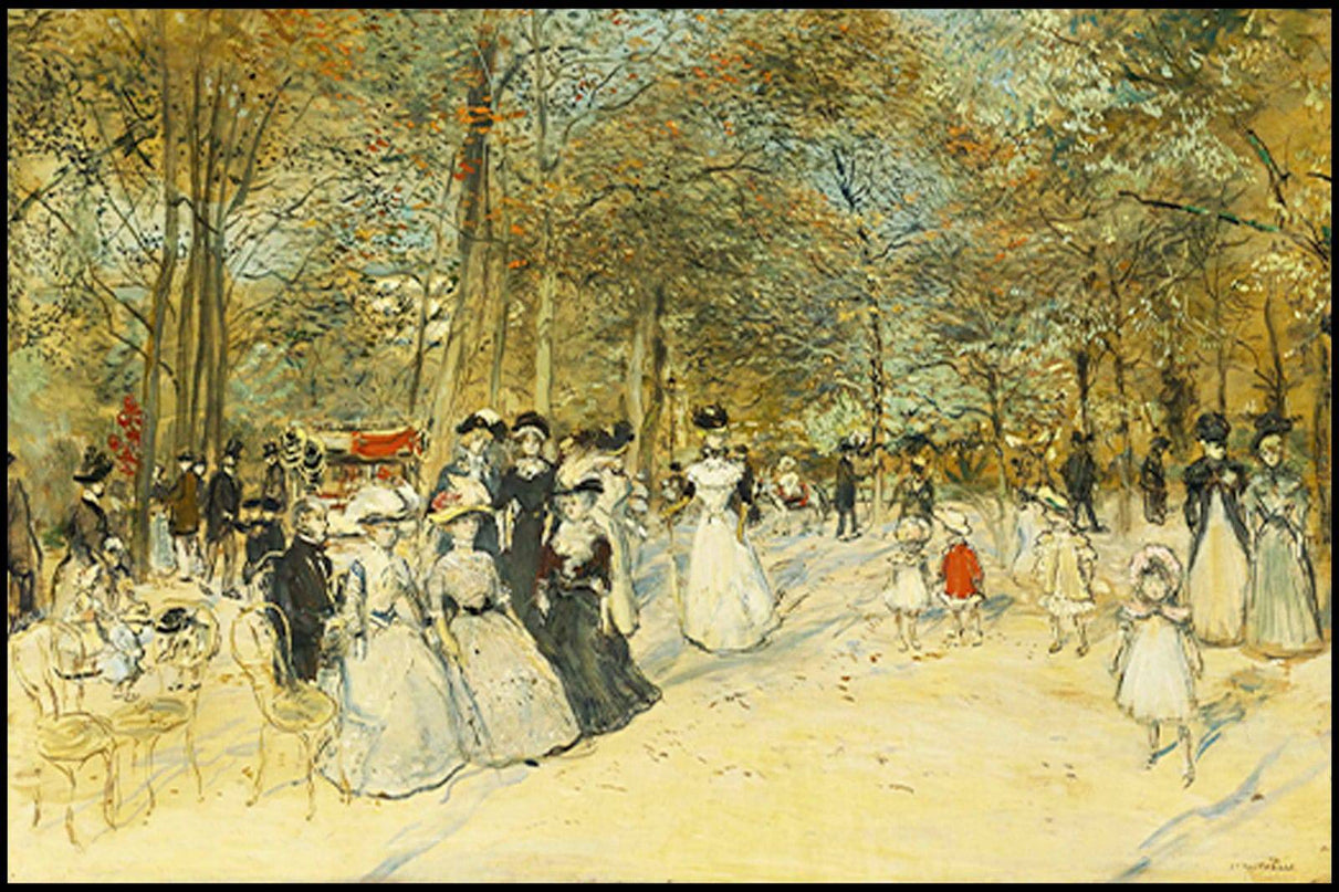 Jean Francois Raffaelli - Les Champs-Élysées