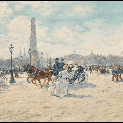 Jean Francois Raffaelli - Place de la Concorde