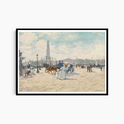 Jean Francois Raffaelli - Place de la Concorde