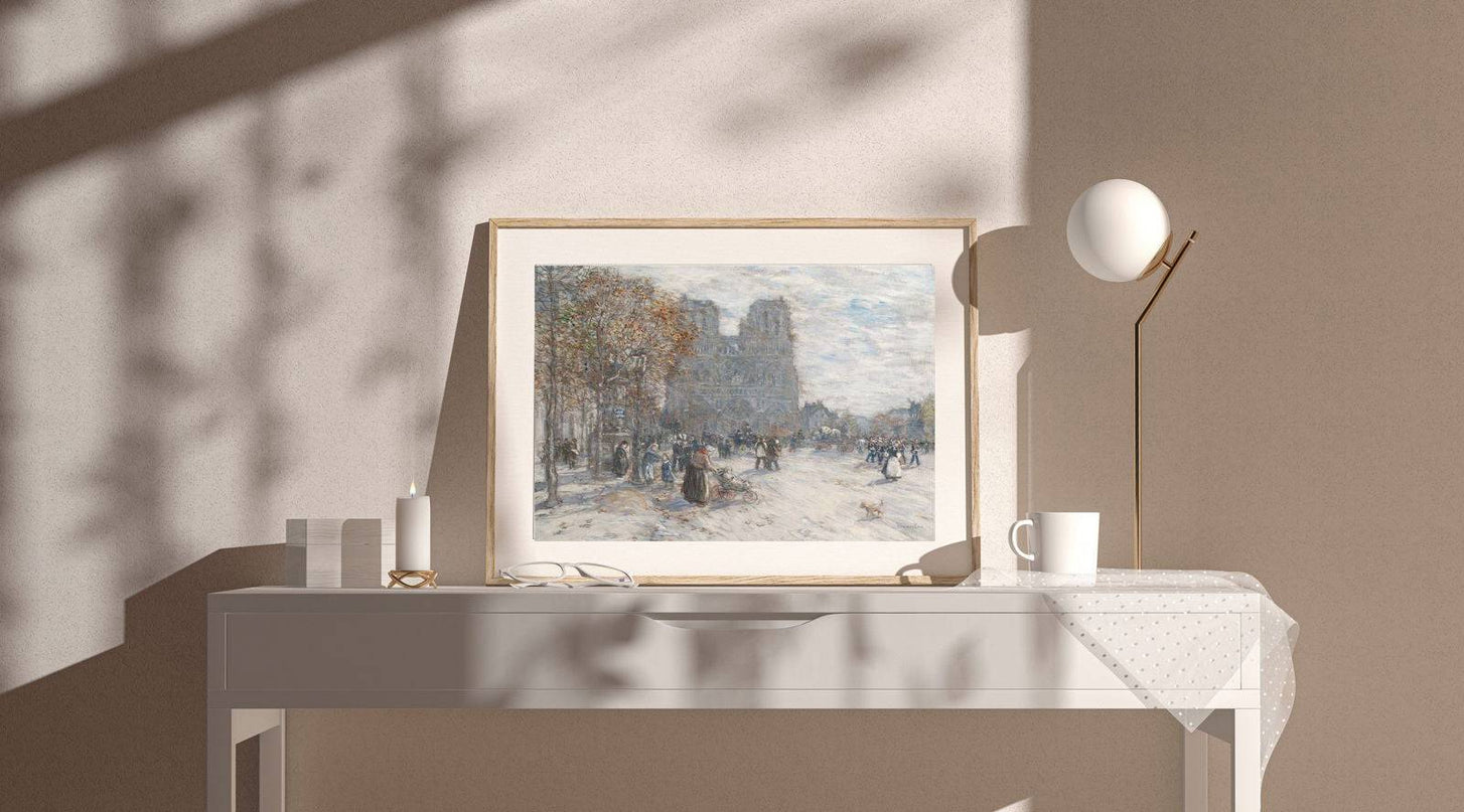 Jean Francois Raffaelli - Place du Parvis