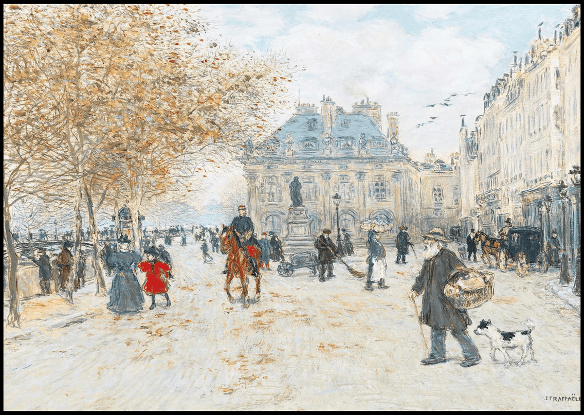 Jean Francois Raffaelli - Quai Malaquais Paris