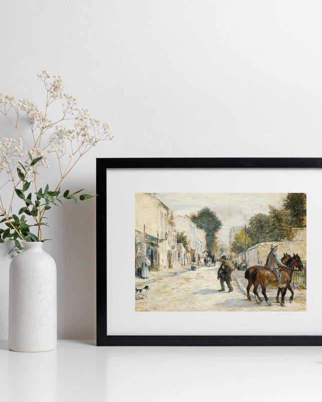 Jean Francois Raffaelli - Street Scene