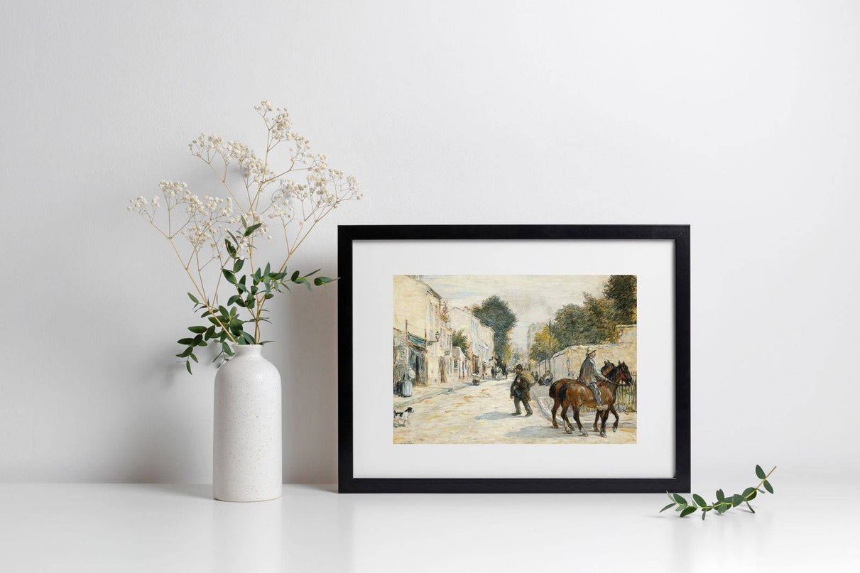 Jean Francois Raffaelli - Street Scene