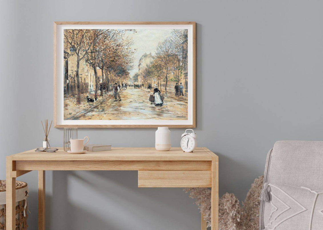 Jean Francois Raffaelli - Street in Asnières