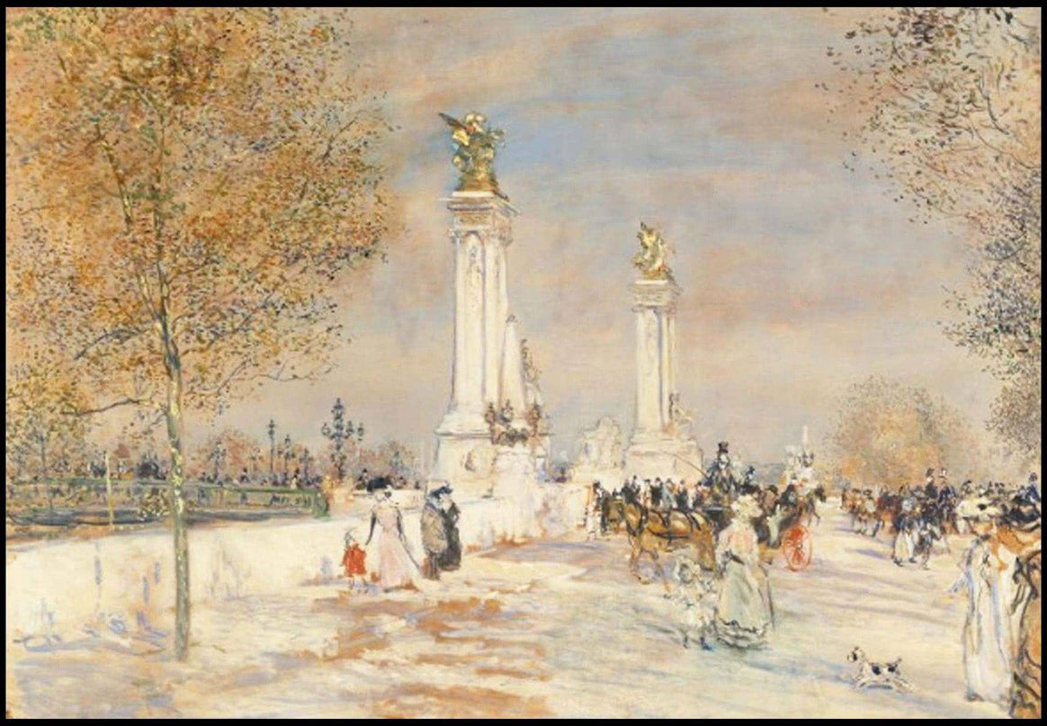 Jean Francois Raffaelli - The Alexander III Bridge