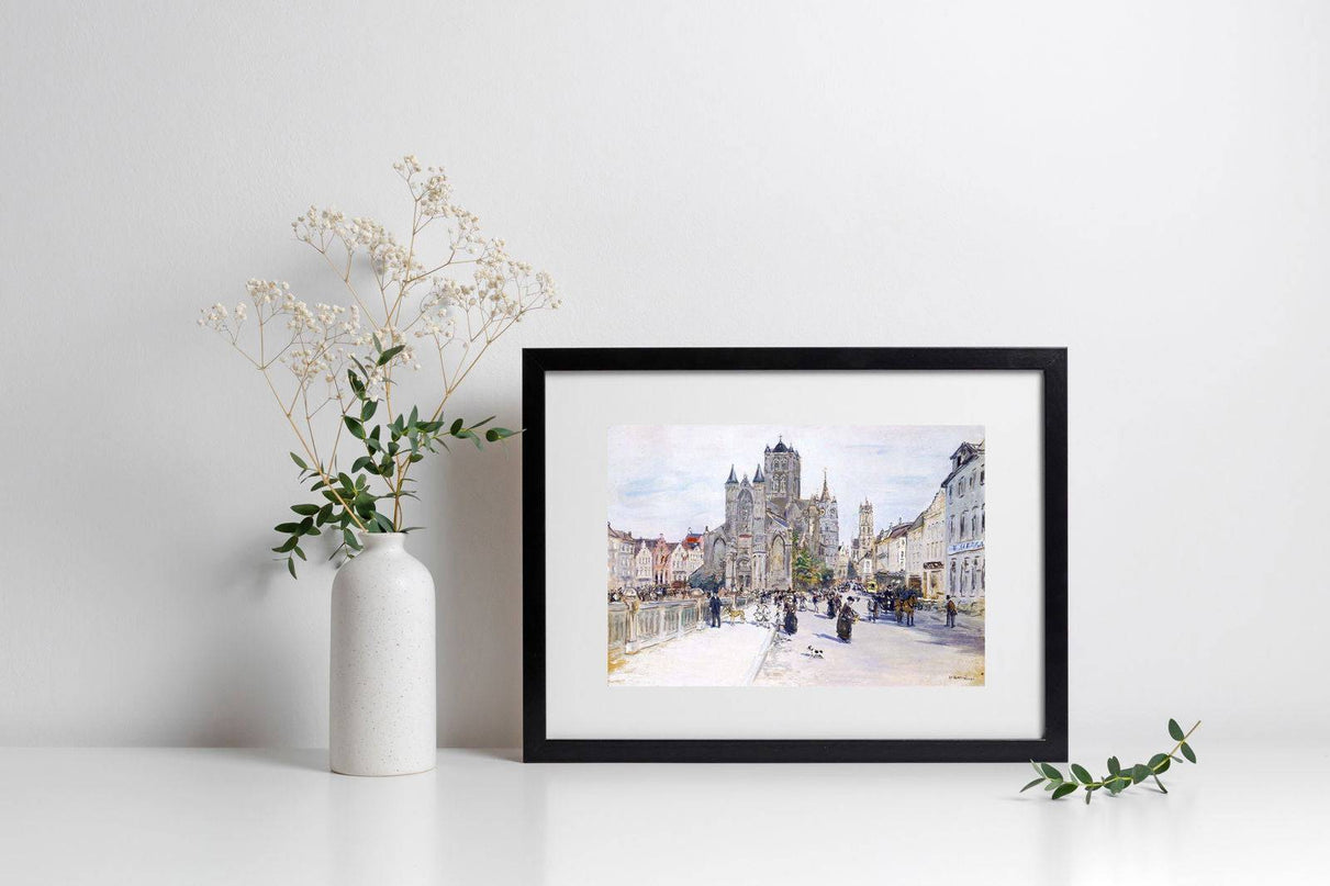 Jean Francois Raffaelli - View on Ghent