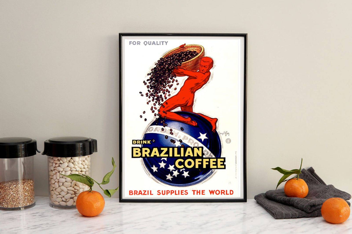 Jean d'Ylen - Brazil Supplies The World Poster