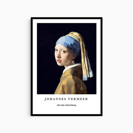 Johannes Vermeer - Girl with a Pearl Earring Poster
