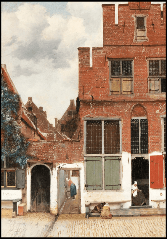 Johannes Vermeer - The Little Street