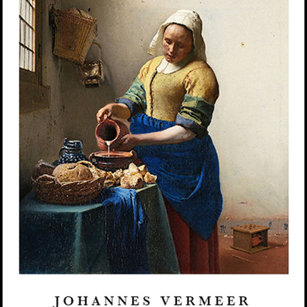 Johannes Vermeer - The Milkmaid Poster