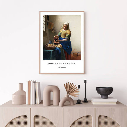 Johannes Vermeer - The Milkmaid Poster