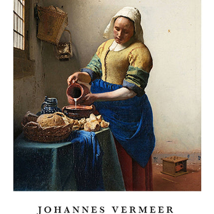 Johannes Vermeer - The Milkmaid Poster