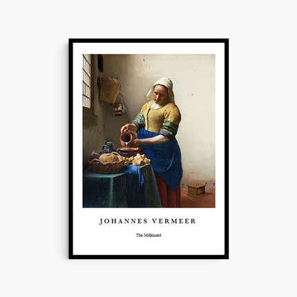 Johannes Vermeer - The Milkmaid Poster