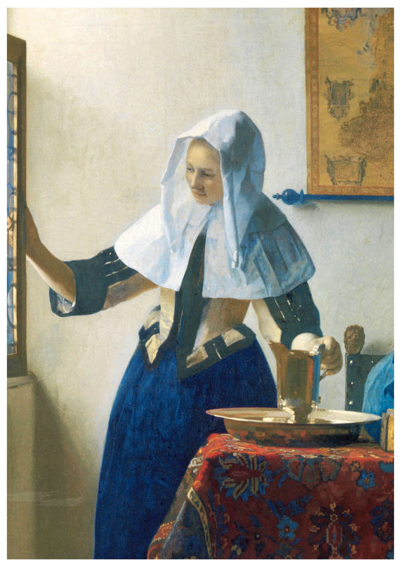 Johannes Vermeer - Young Woman with a Water Pitcher