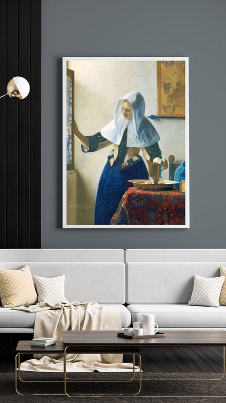 Johannes Vermeer - Young Woman with a Water Pitcher