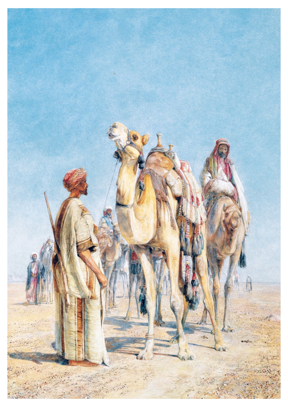 John Frederick Lewis - Halt In The Desert