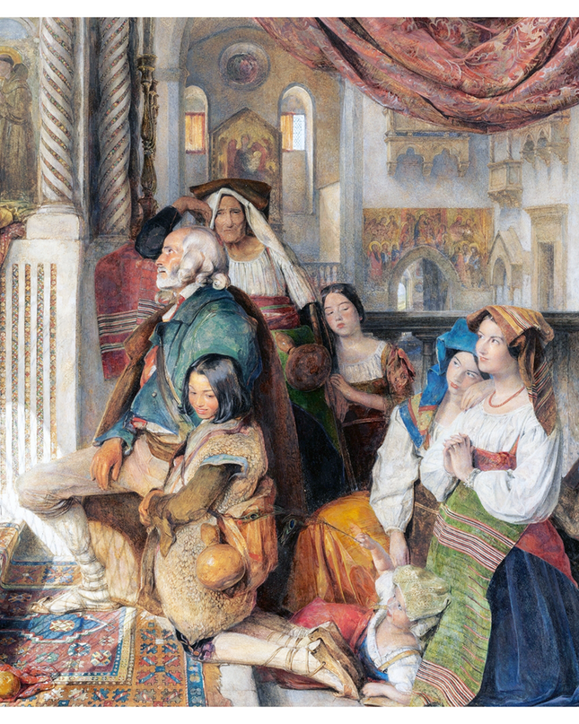 John Frederick Lewis - Roman Pilgrims