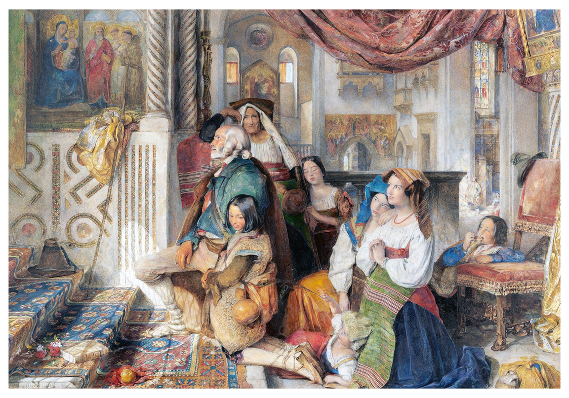 John Frederick Lewis - Roman Pilgrims