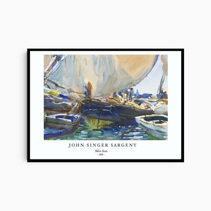 John Singer Sargent - Melon Boats Poster