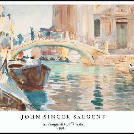 John Singer Sargent - San Giuseppe di Castello Poster