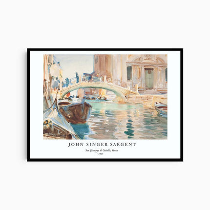 John Singer Sargent - San Giuseppe di Castello Poster