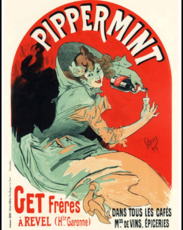 Jules Chéret- Pippermint Poster