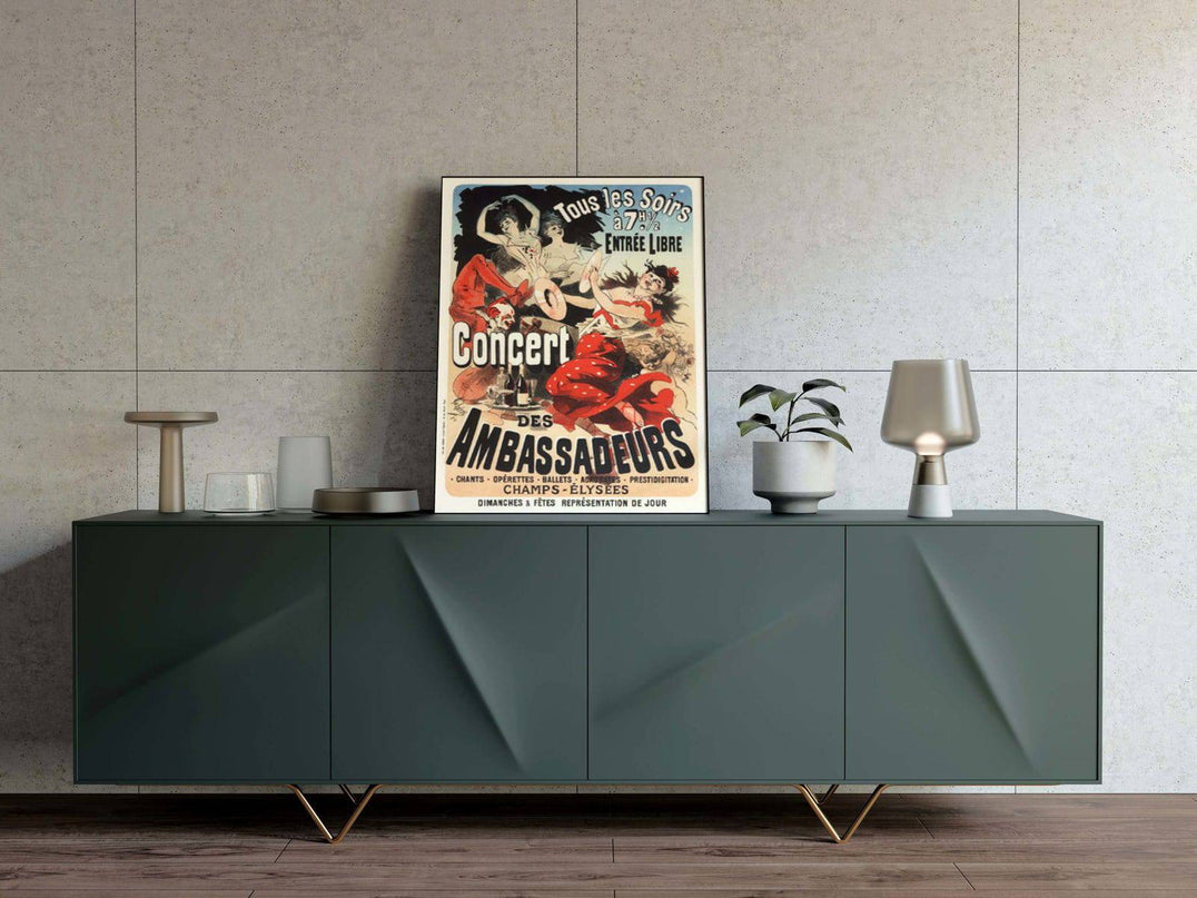 Jules Chéret - Concert des Ambassadeurs Poster