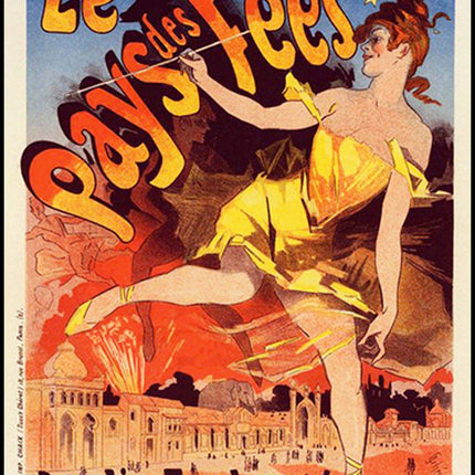 Jules Chéret - Le Pays des Fées Poster