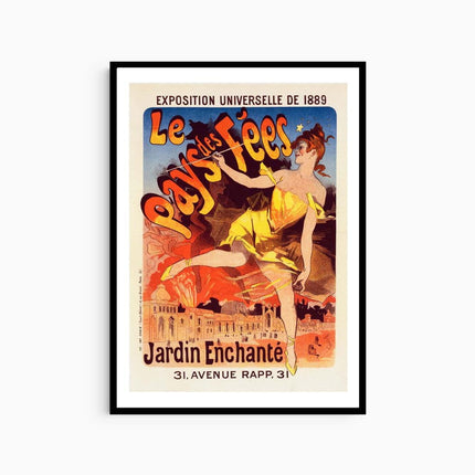 Jules Chéret - Le Pays des Fées Poster