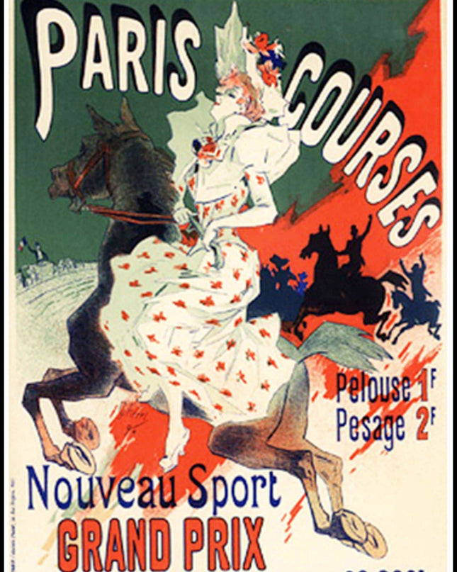 Jules Chéret - Paris Courses Poster