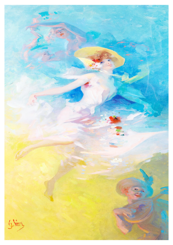 Jules Chéret - The Farandole Poster