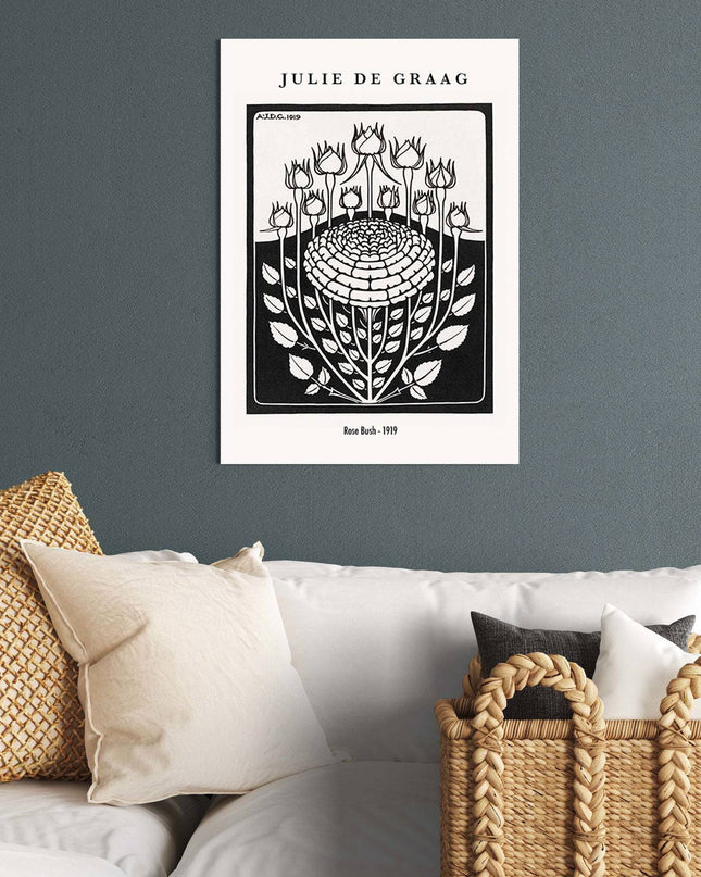 Julie de Graag - Rose Bush Poster