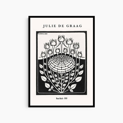 Julie de Graag - Rose Bush Poster