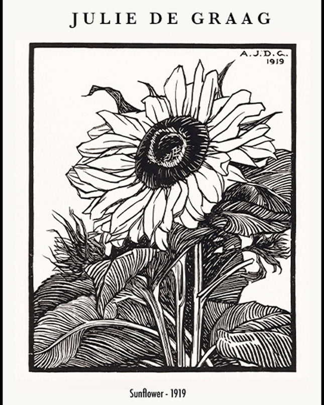 Julie de Graag - Sunflower Poster