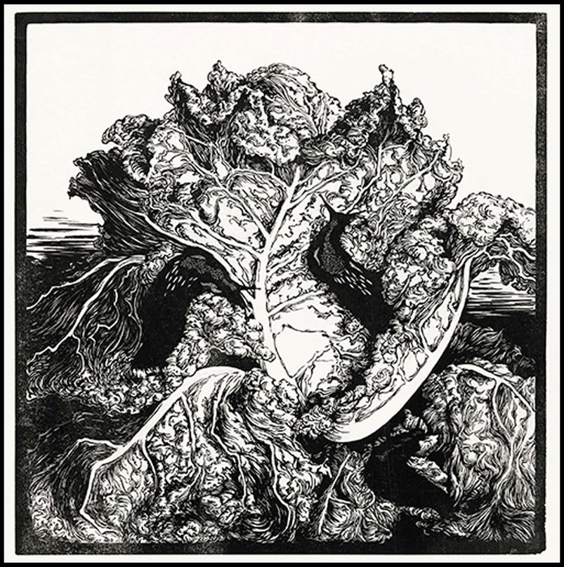 Julie de Graag - Three slugs On A Cabbage