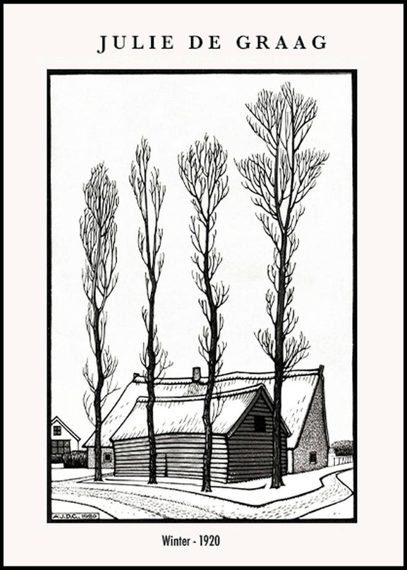 Julie de Graag - Winter Poster