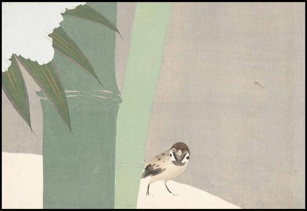 Kamisaka Sekka - Bamboo in Snow 'Secchuchiku'