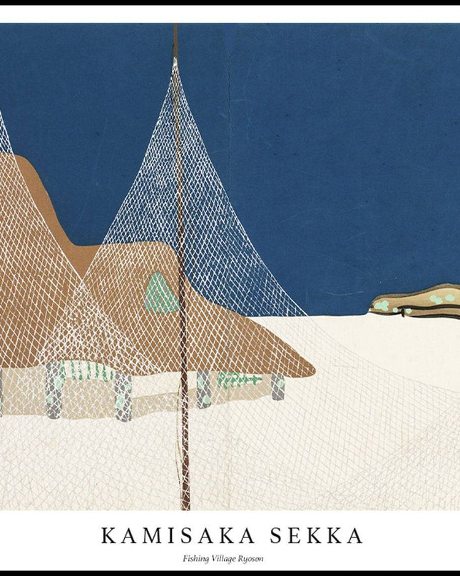 Kamisaka Sekka - Fishing Village Royson Poster