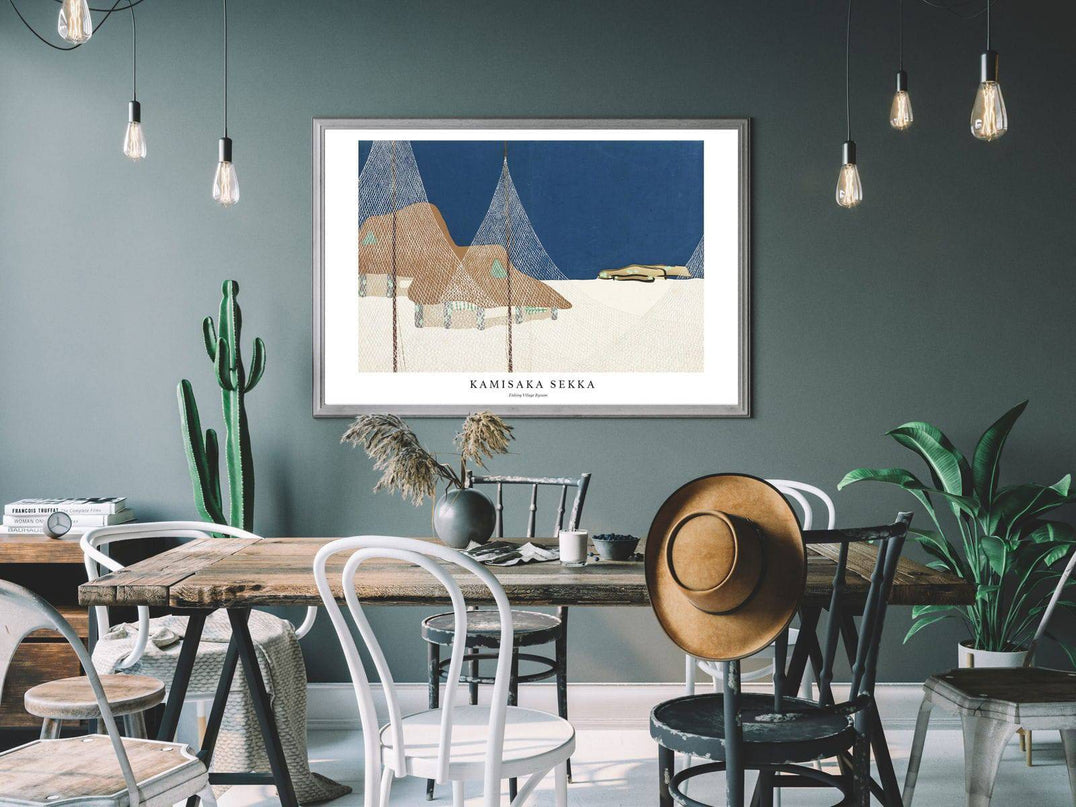 Kamisaka Sekka - Fishing Village Royson Poster