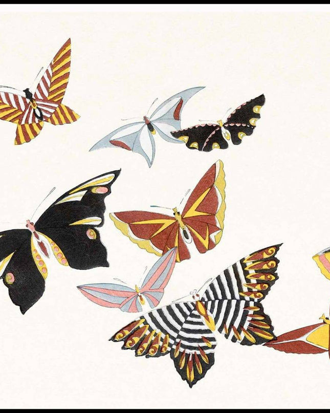 Kamisaka Sekka - Japanese Butterfly