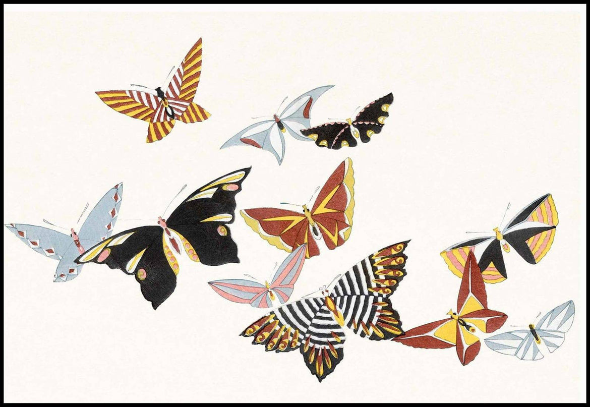 Kamisaka Sekka - Japanese Butterfly