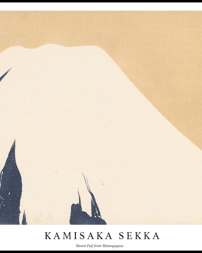 Kamisaka Sekka - Mount Fuji from Momoyogusa Poster