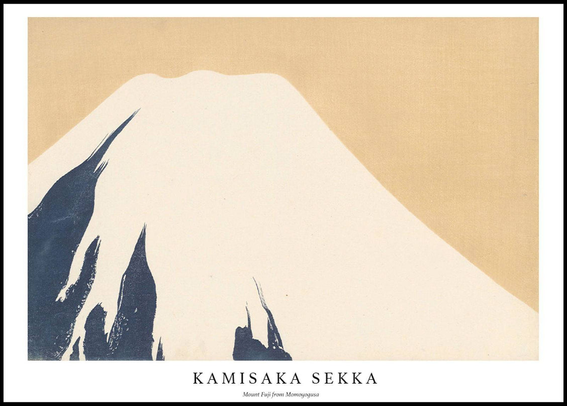 Kamisaka Sekka - Mount Fuji from Momoyogusa Poster