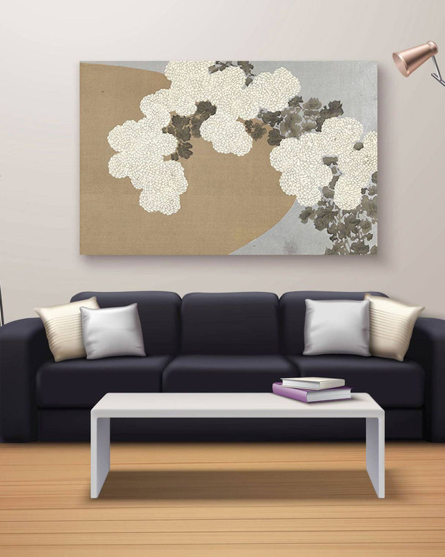 Kamisaka Sekka - White Flowers
