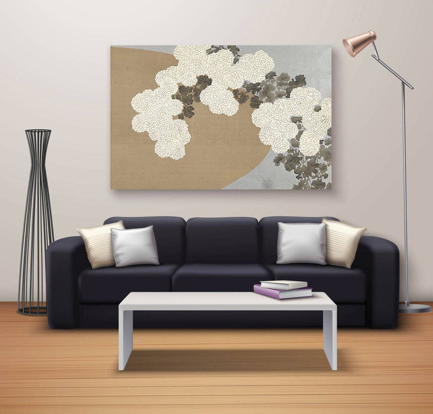 Kamisaka Sekka - White Flowers