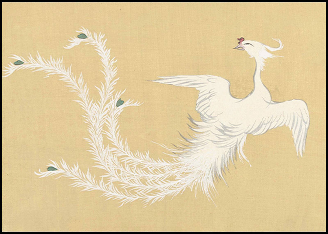Kamisaka Sekka - White Phoenix Hakuho
