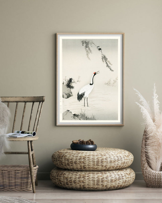 Kano Motonobu - Japanese Crane