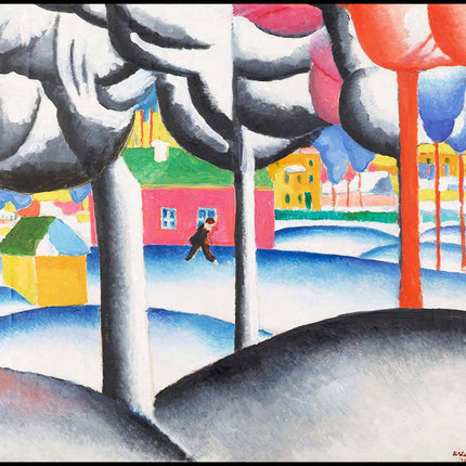 Kazimir Malevich - Winter landscape