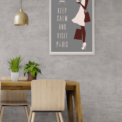 Keep Calm and Visit Paris Poster