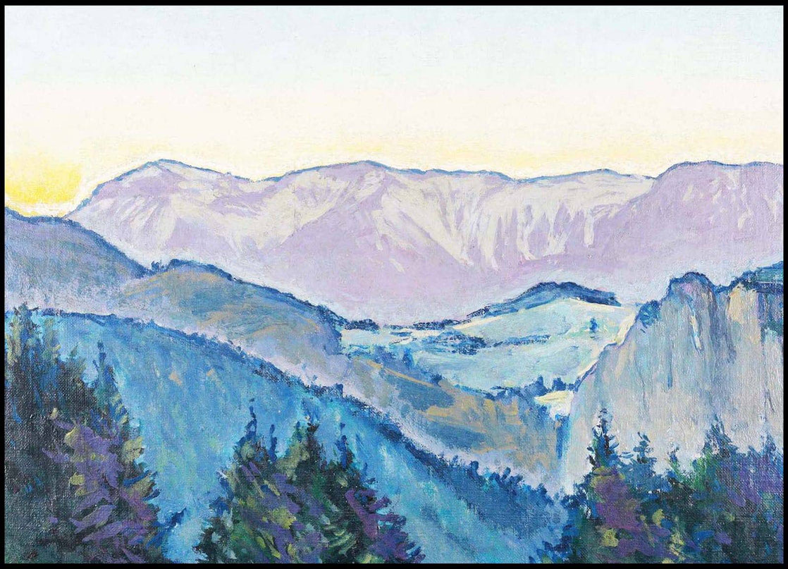 Koloman Moser - View of the Rax From the Villa Mautner